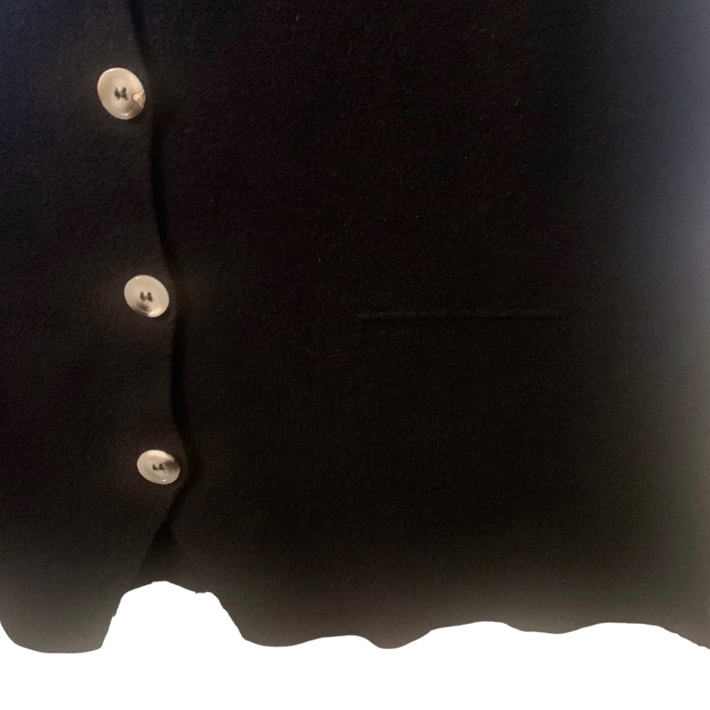 Lillusory Black Sweater Vest Top Size 2XL Sleeveless Stretch Y2K Button Up Knit - Picture 4 of 11